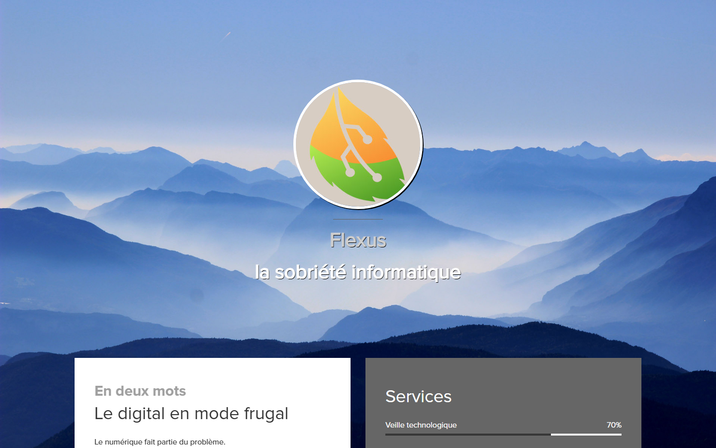Aperçu du site de Flexus