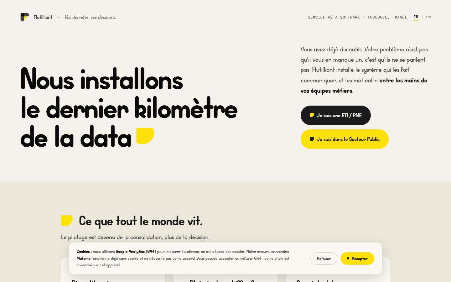 Aperçu du site de Flutilliant