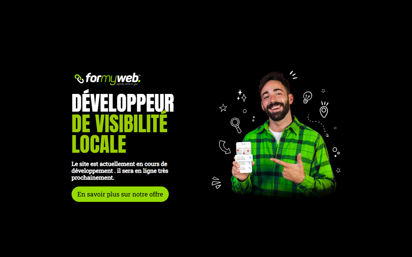 Aperçu du site de ForMyWeb