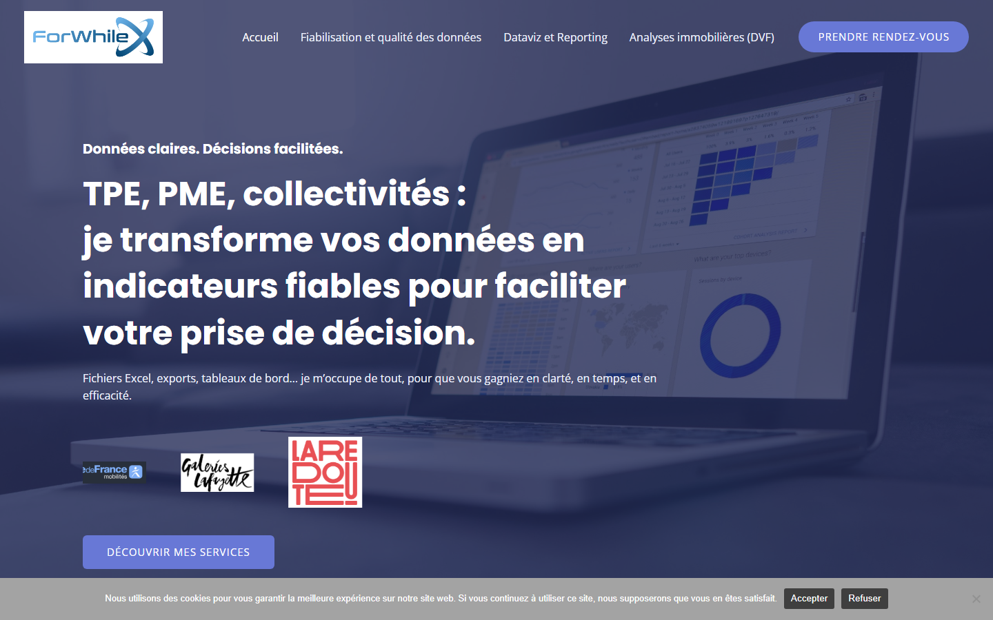 Aperçu du site de FORWHILE