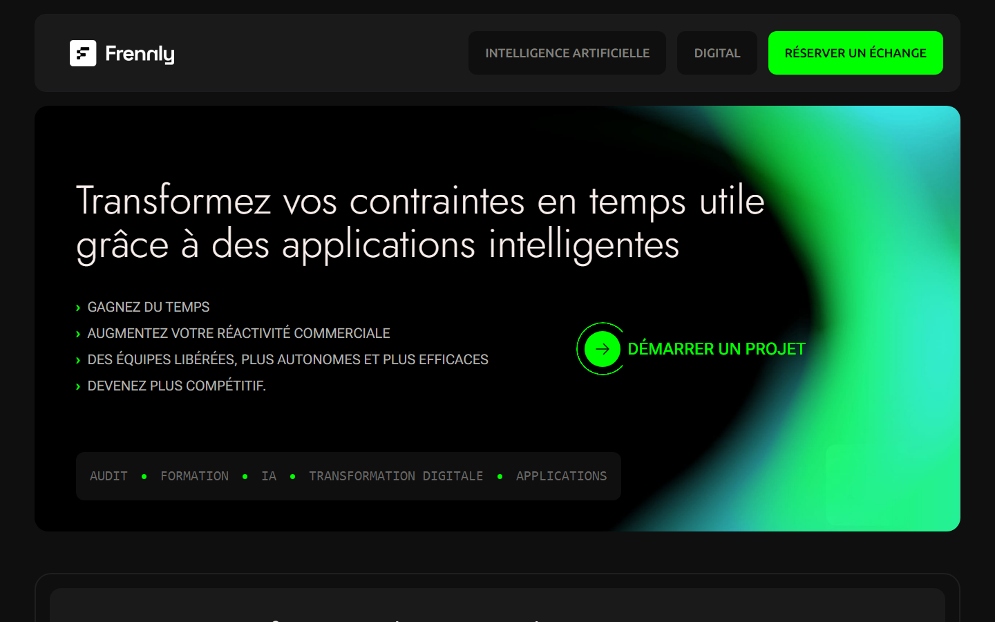 Aperçu du site de Frennly