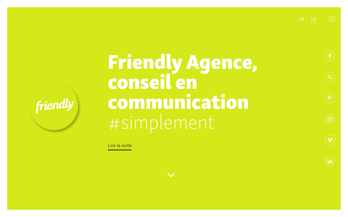 Aperçu du site de FRIENDLY AGENCE