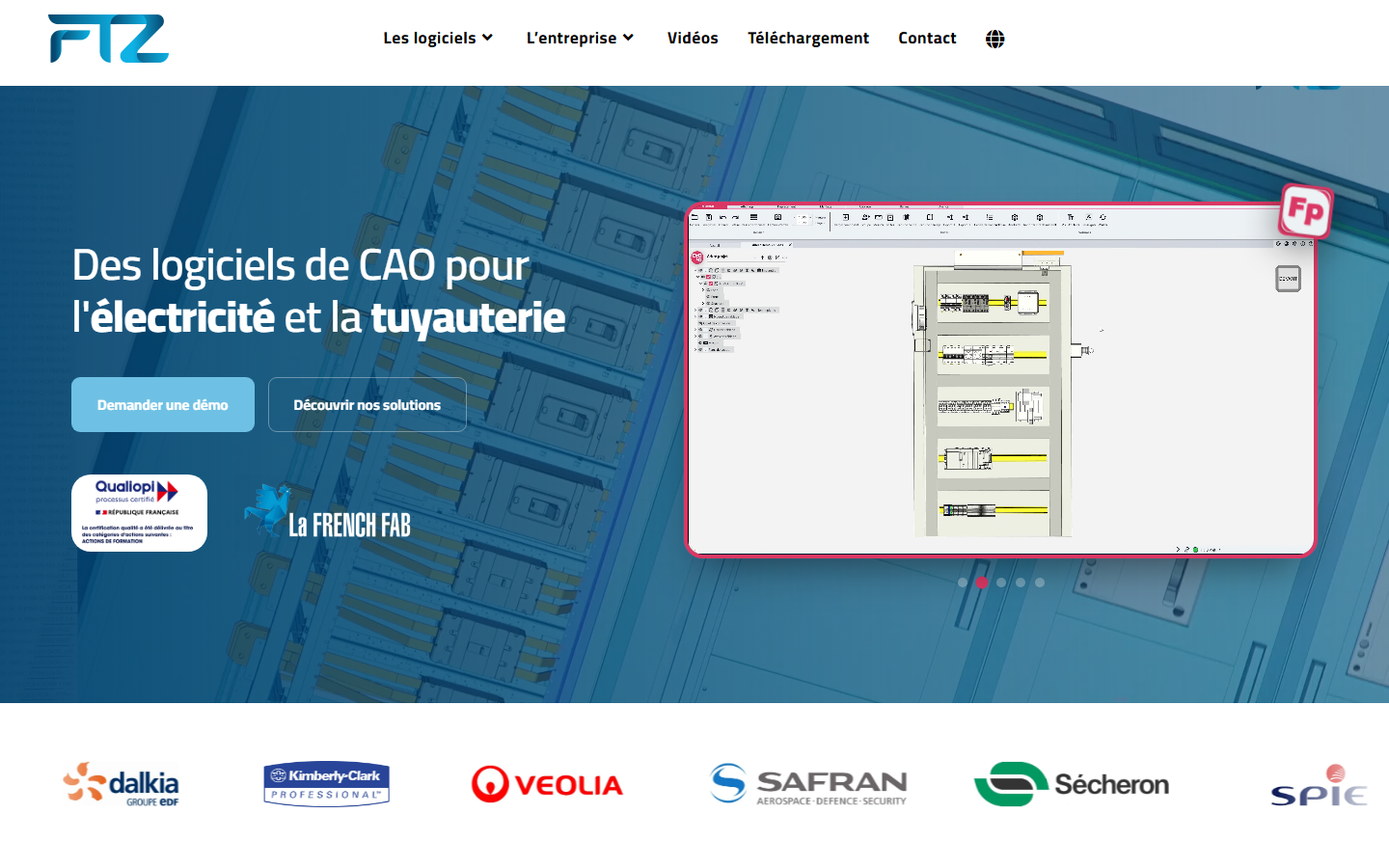 Aperçu du site de FTZ INFORMATIQUE