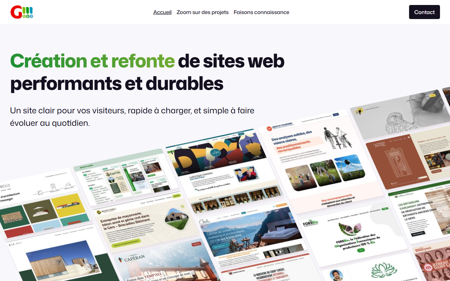 Aperçu du site de GD6D COMMUNICATION RESSOURCES HUMAINES