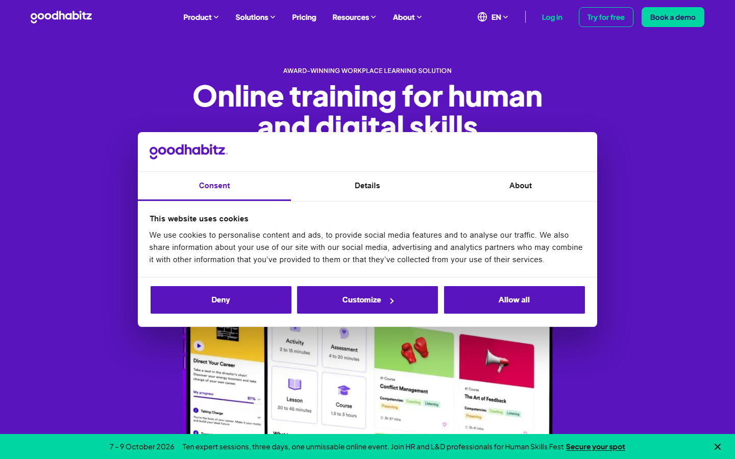 Aperçu du site de GOODHABITZ FRANCE
