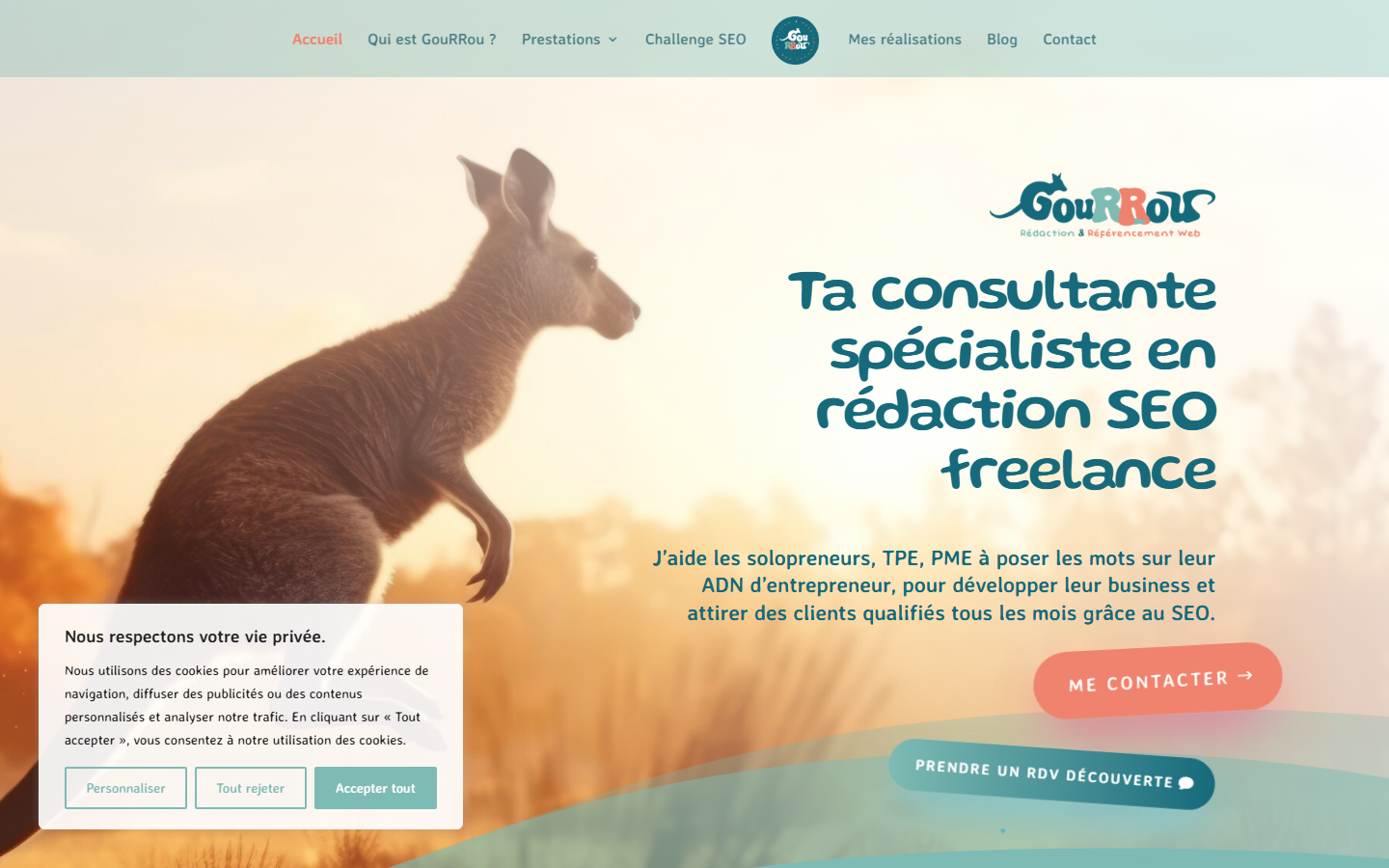 Aperçu du site de GouRRou