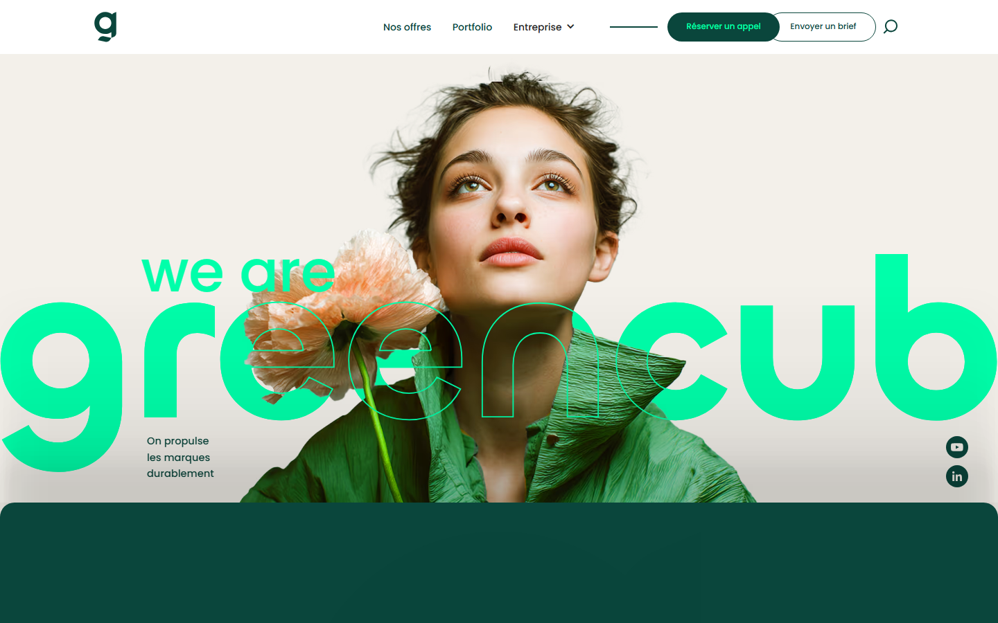 Aperçu du site de GREENCUB