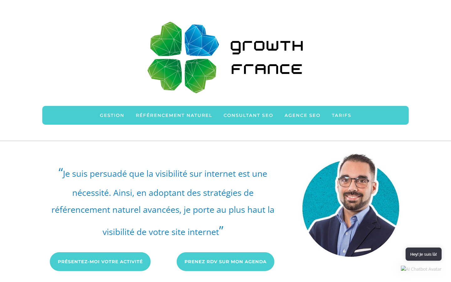 Aperçu du site de growthfrance