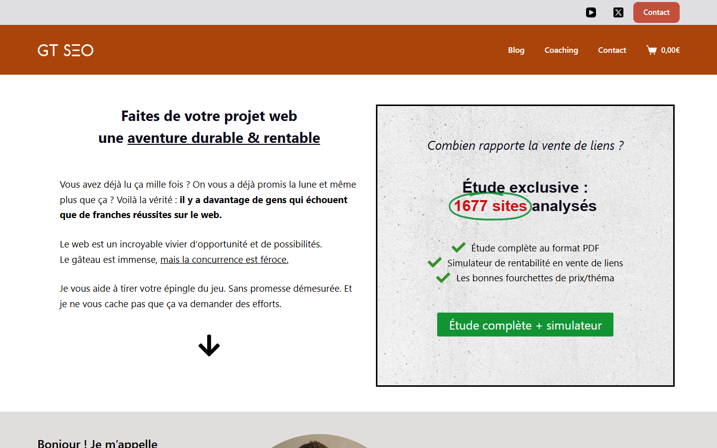 Aperçu du site de Gabin THIEBAUT