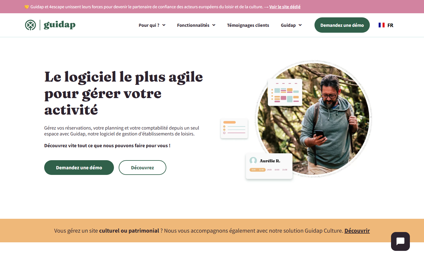 Aperçu du site de Guidap