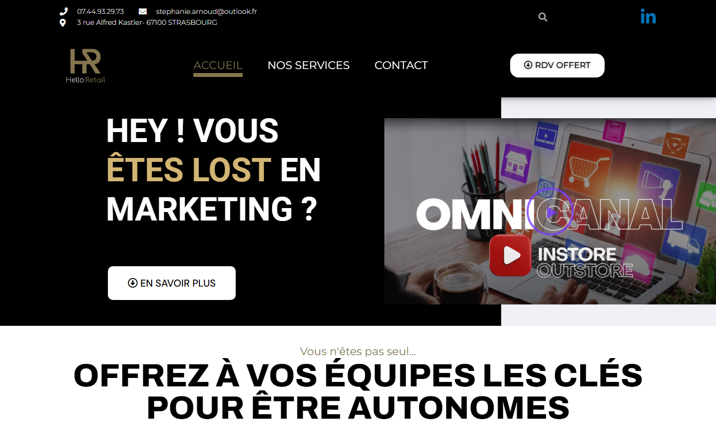 Aperçu du site de HELLORETAIL