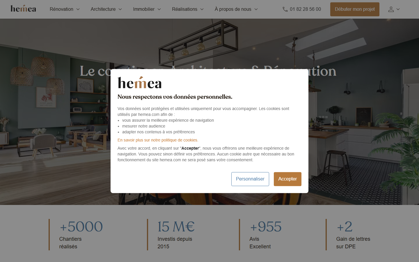 Aperçu du site de hemea