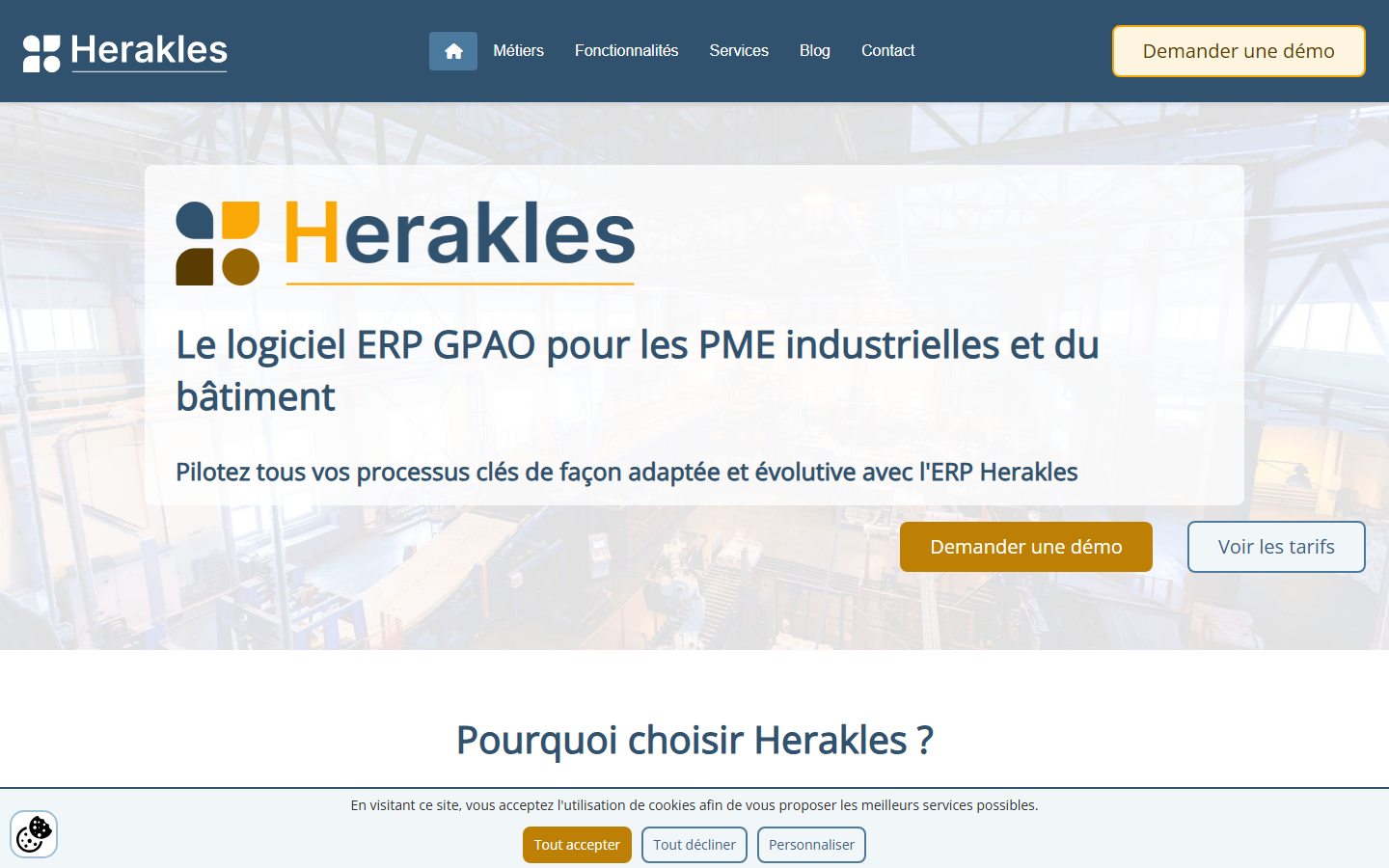 Aperçu du site de HERAKLES