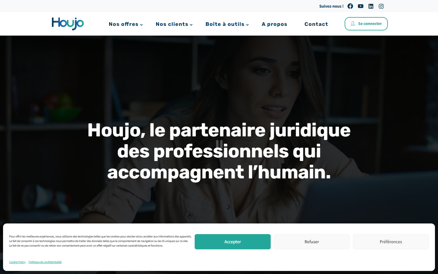 Aperçu du site de HOUJO
