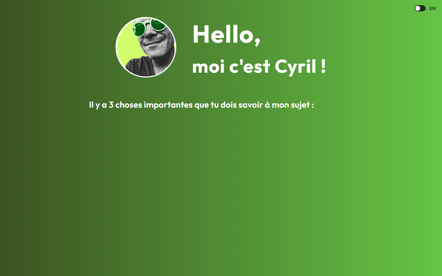 Aperçu du site de Cyril De Graeve