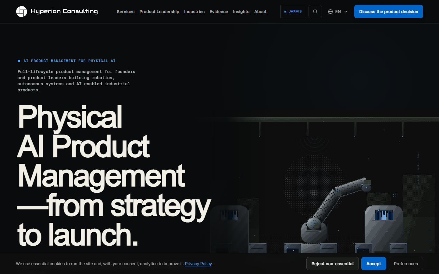 Aperçu du site de HYPERION CONSULTING