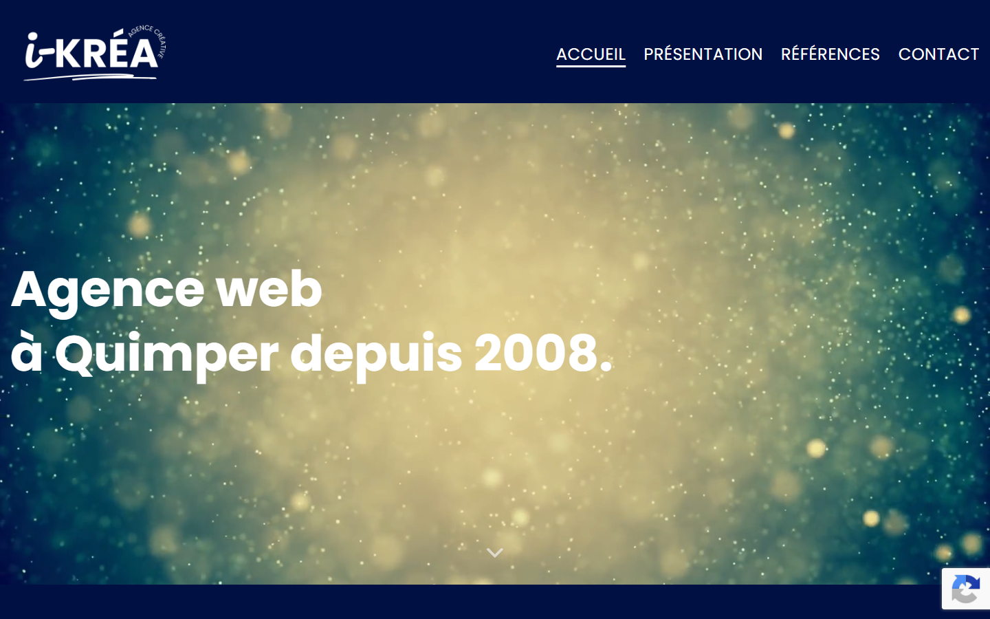 Aperçu du site de I-KRÉA