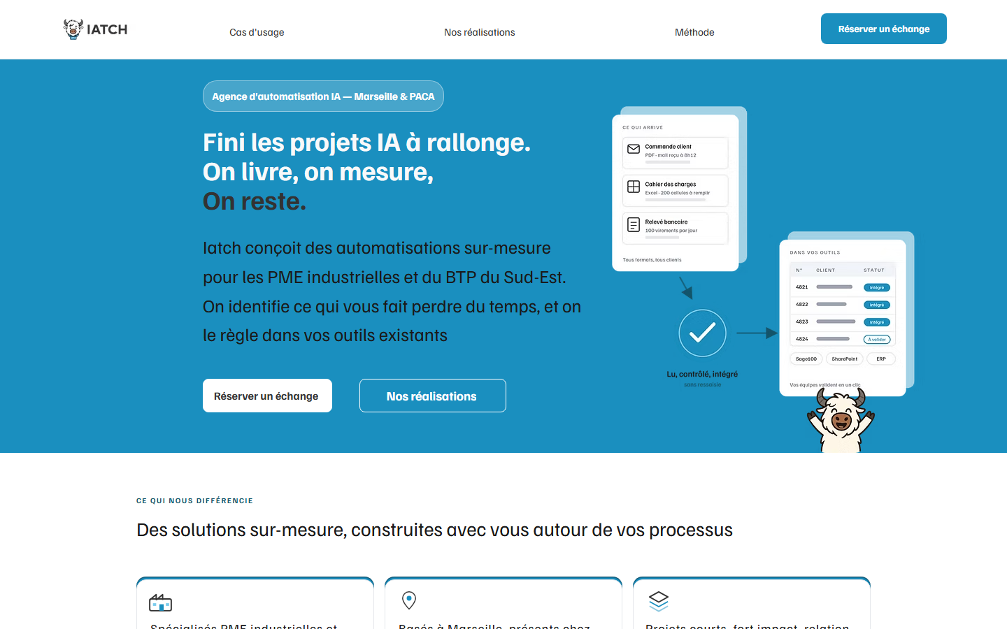 Aperçu du site de IATCH