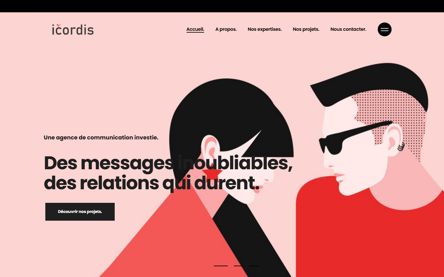Aperçu du site de ICORDIS