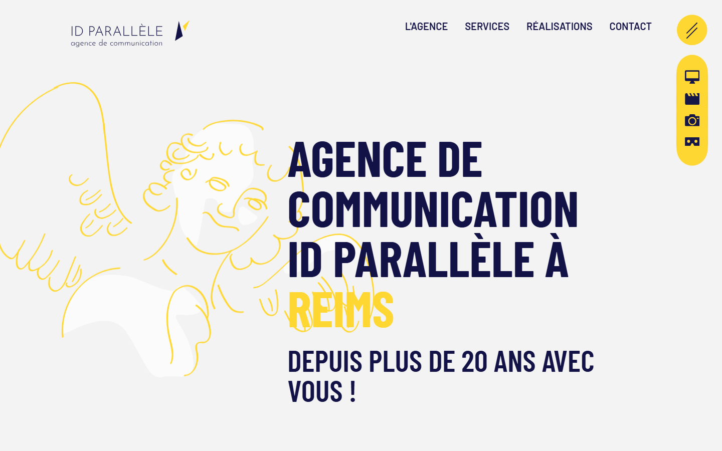 Aperçu du site de ID PARALLELE
