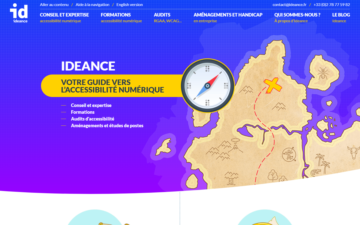 Aperçu du site de IDEANCE