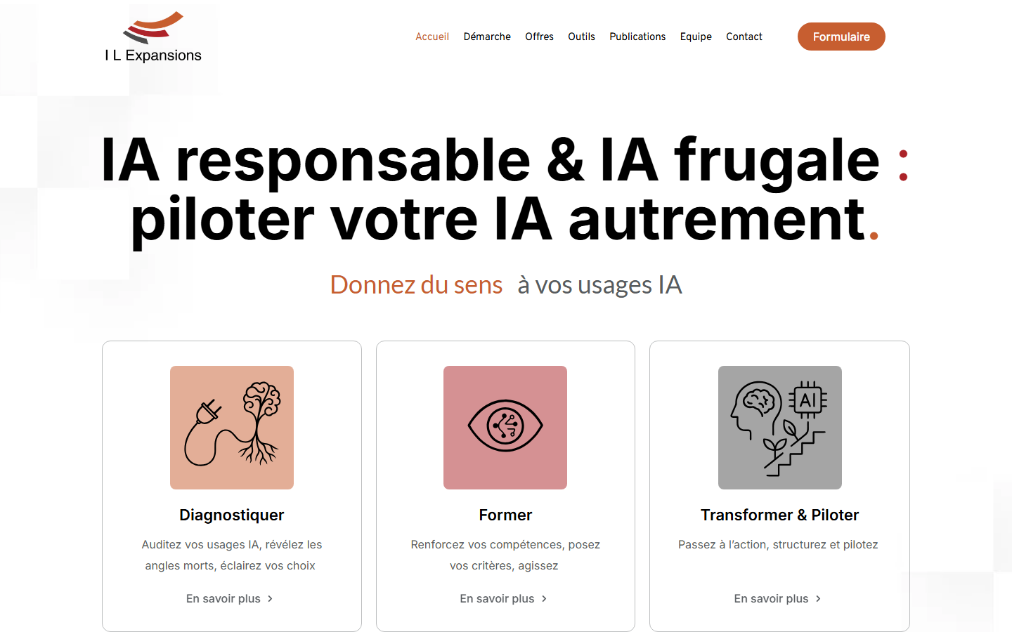 Aperçu du site de ILEXPANSIONS