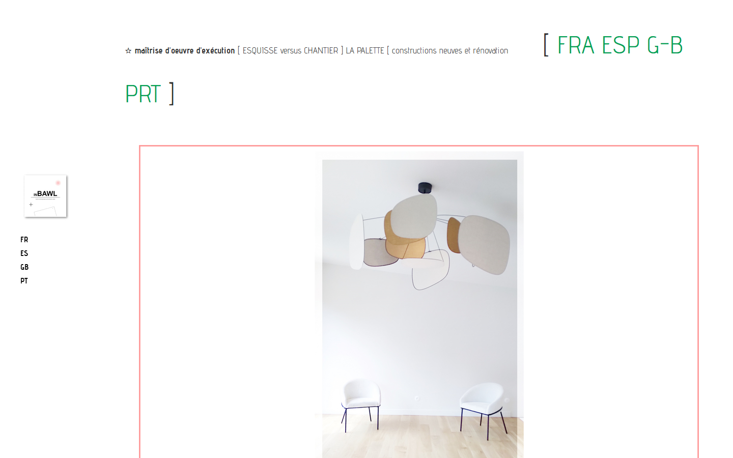Aperçu du site de INBAWL SOCIETE D ARCHITECTURE ET D URBANISME