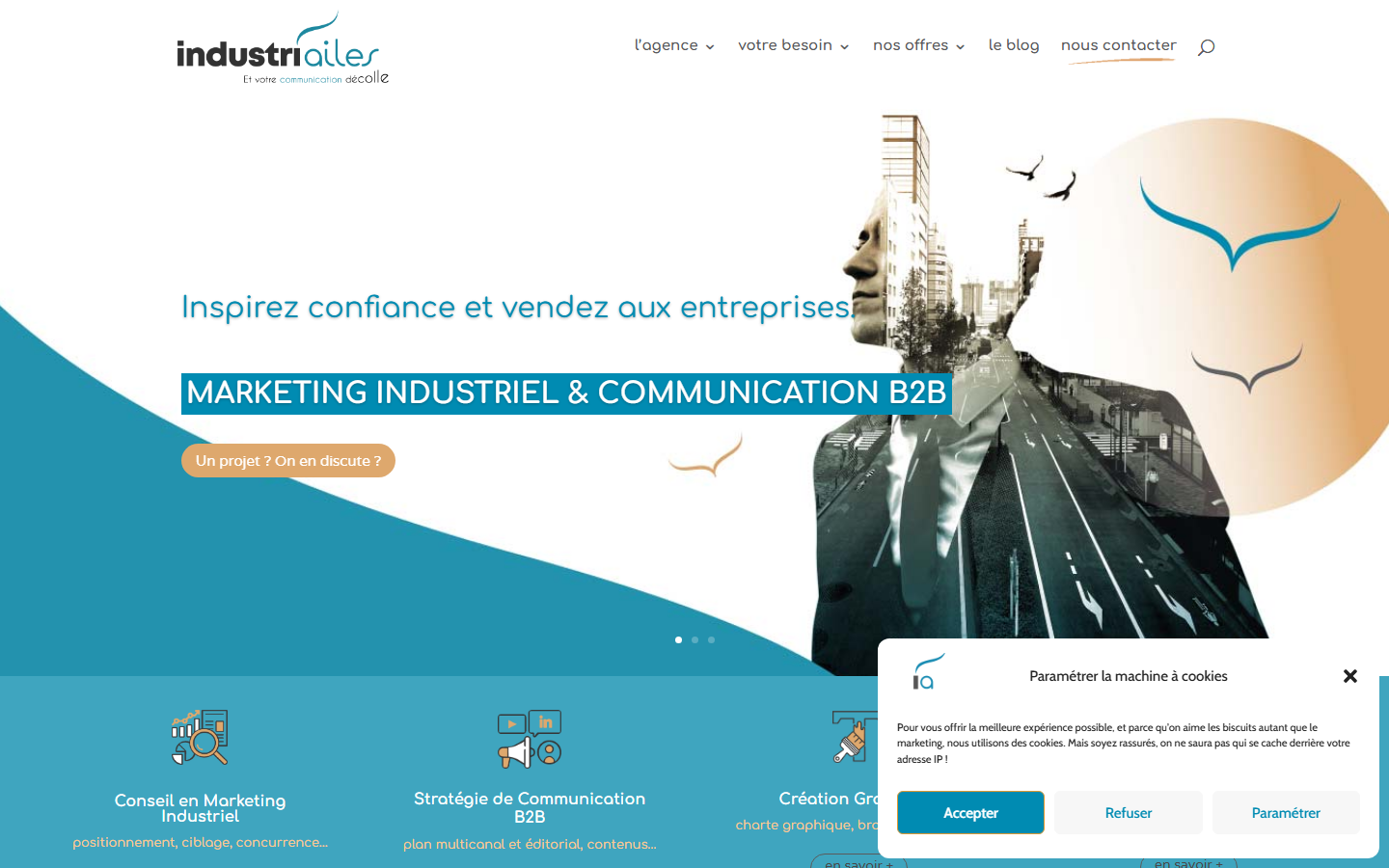 Aperçu du site de INDUSTRIAILES