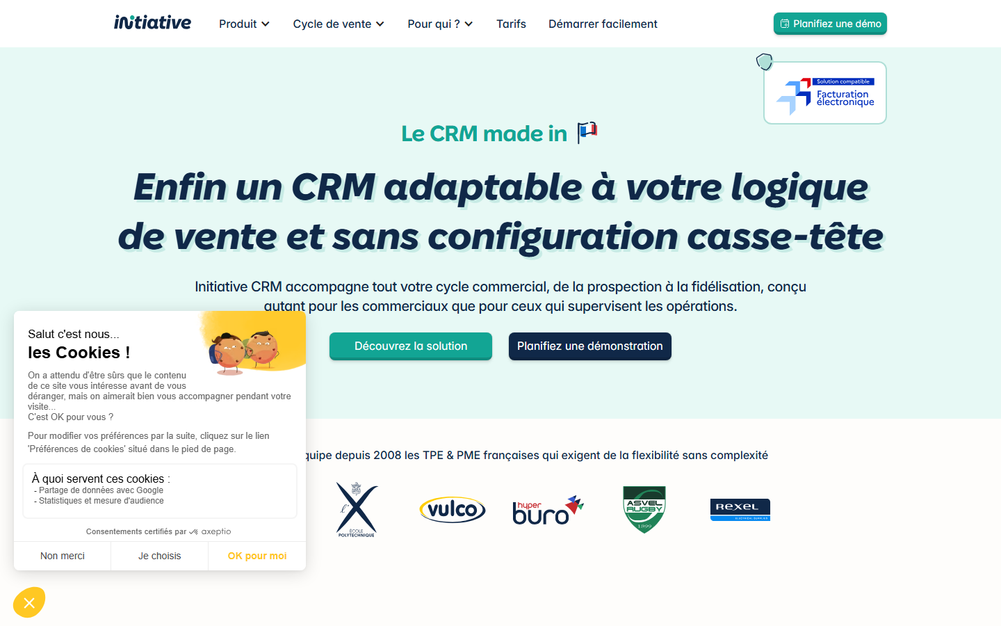 Aperçu du site de INITIATIVE SOLUTIONS