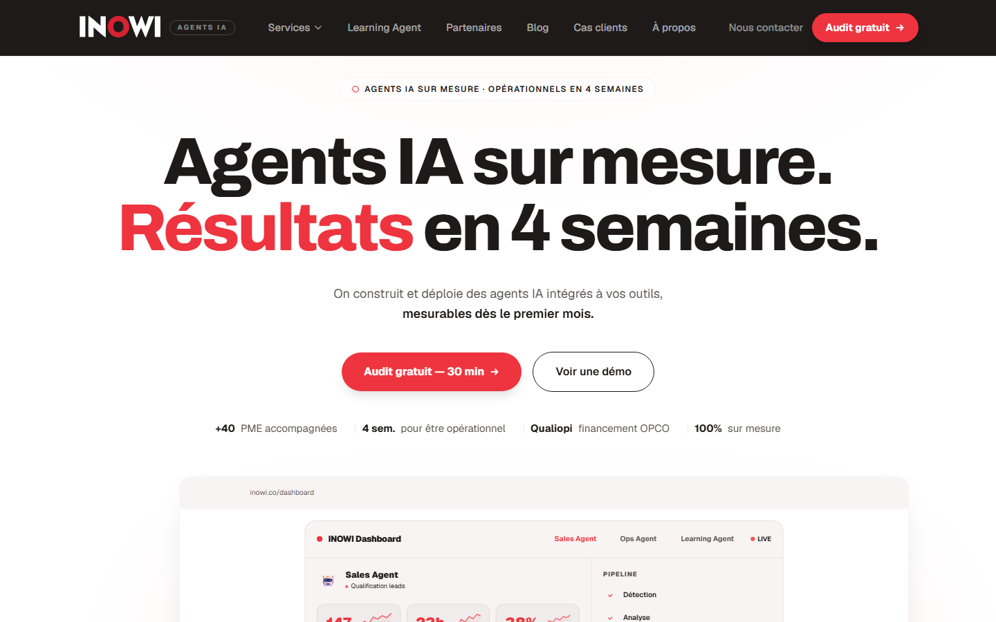 Aperçu du site de INOWI