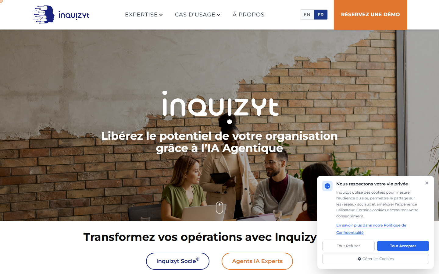 Aperçu du site de INQUIZYT