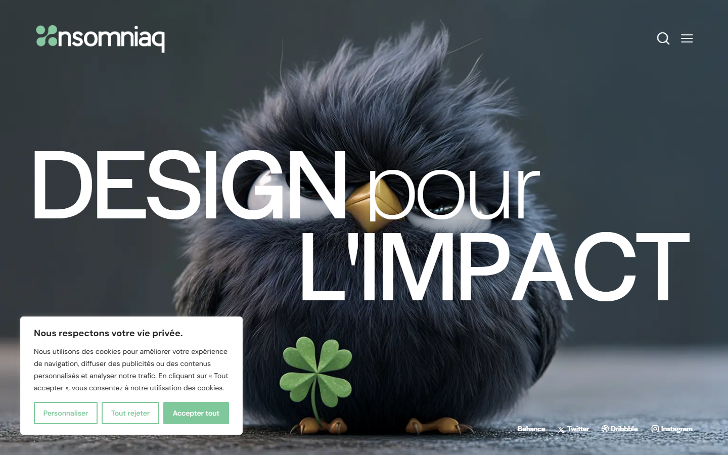 Aperçu du site de INSOMNIAQ