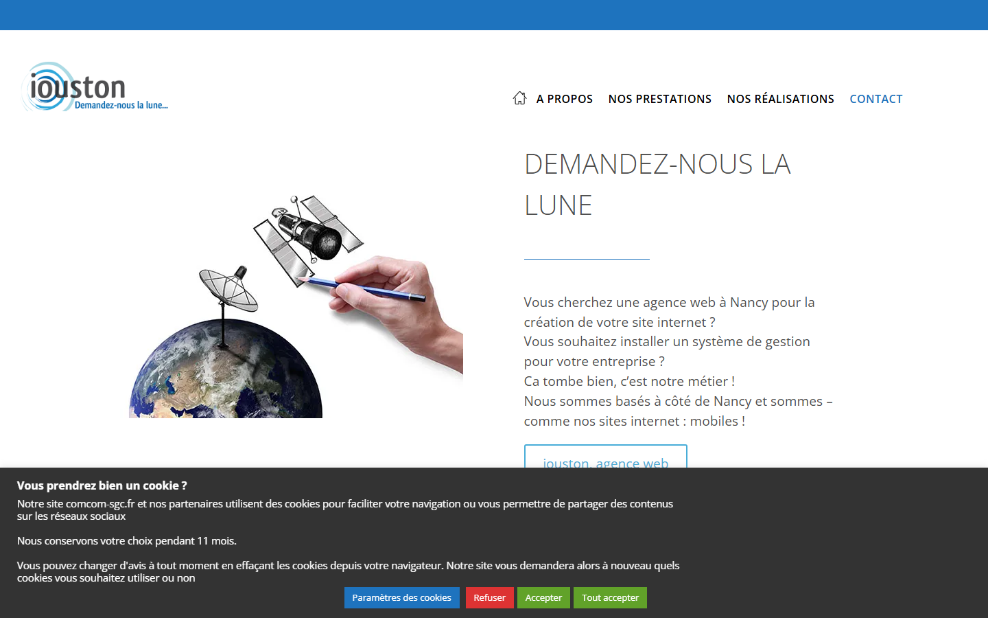 Aperçu du site de iouston informatique