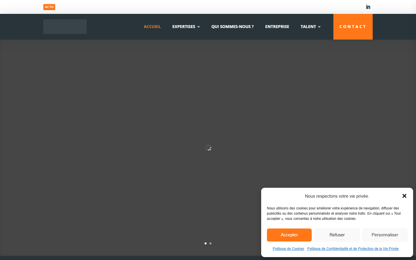 Aperçu du site de ITFY