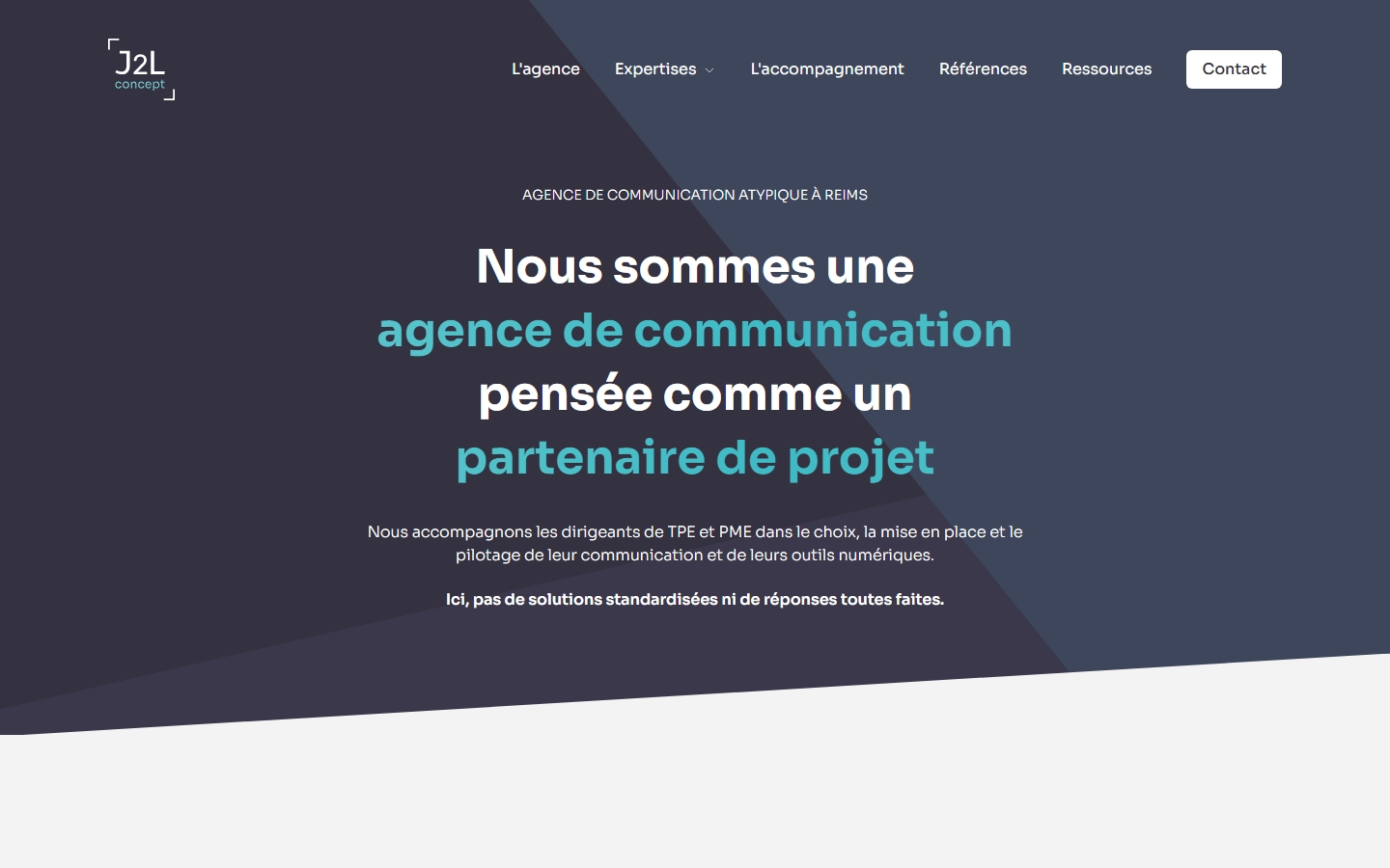 Aperçu du site de J2L CONCEPT