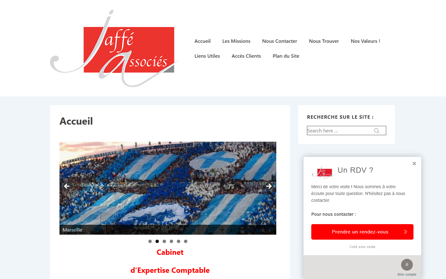 Aperçu du site de Jaffe Associes Pg Conseils