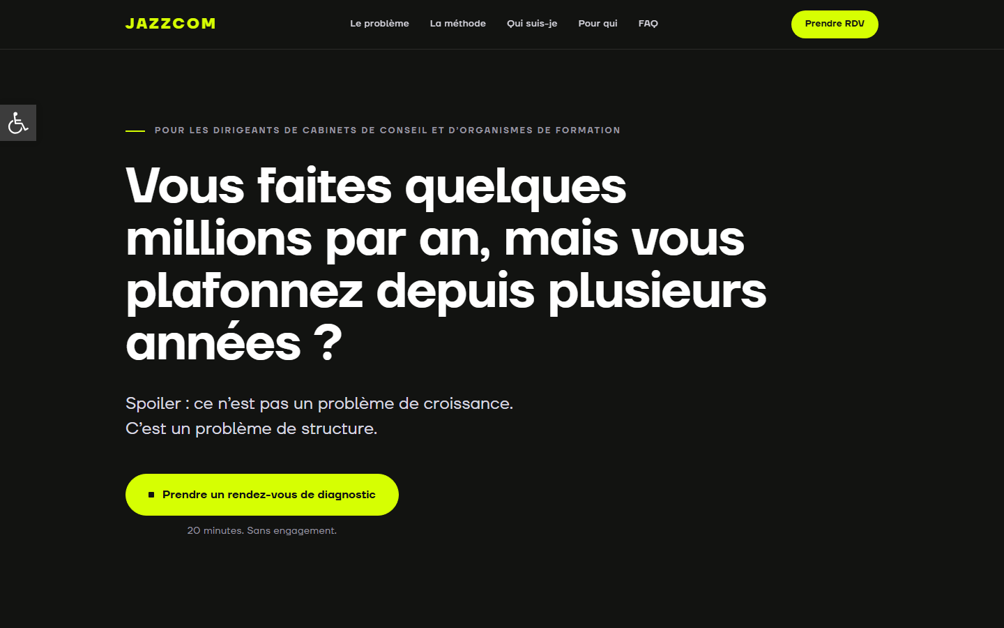 Aperçu du site de Jazz Communication - Reslinger Emmanuelle EI