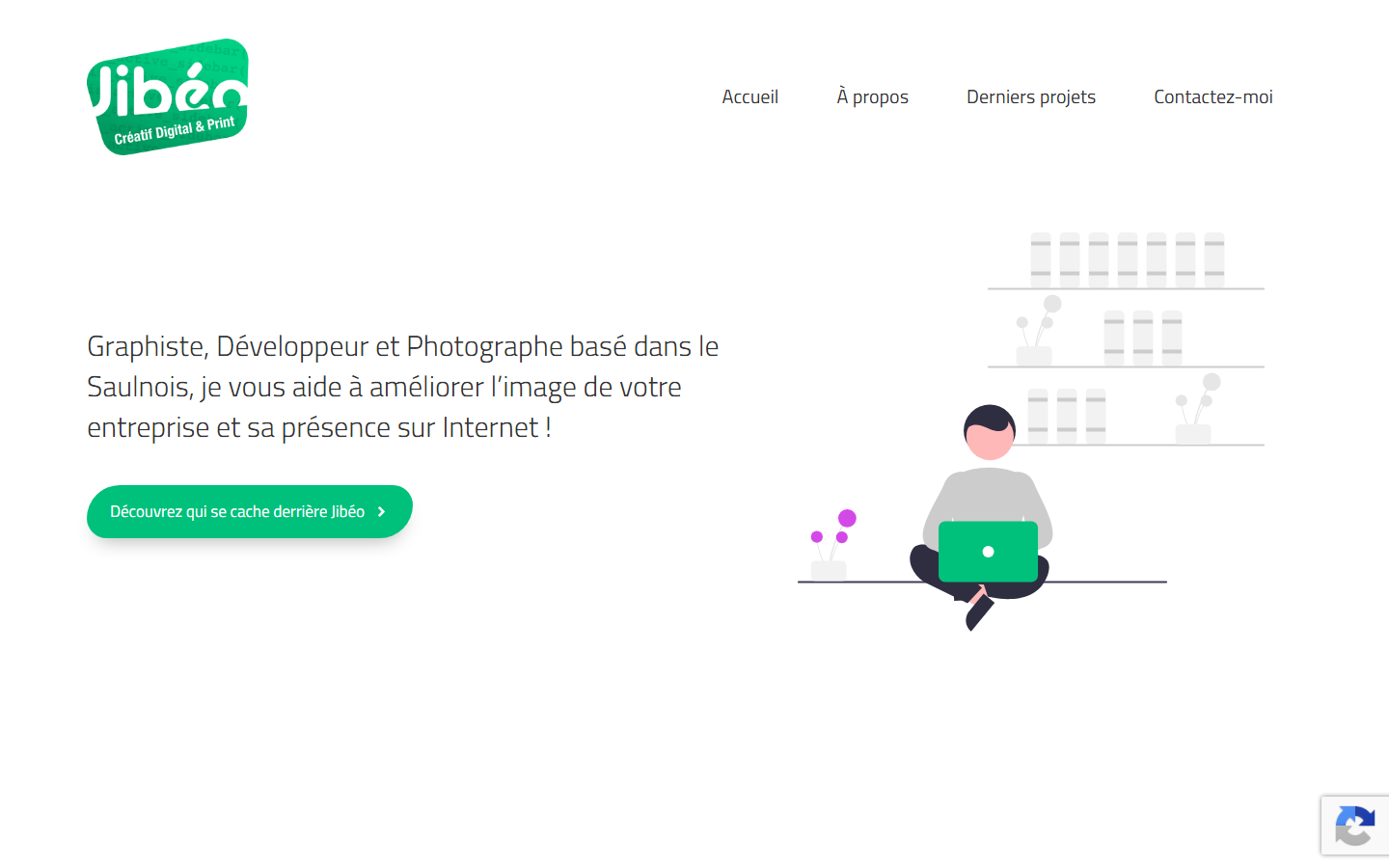 Aperçu du site de Jibéo