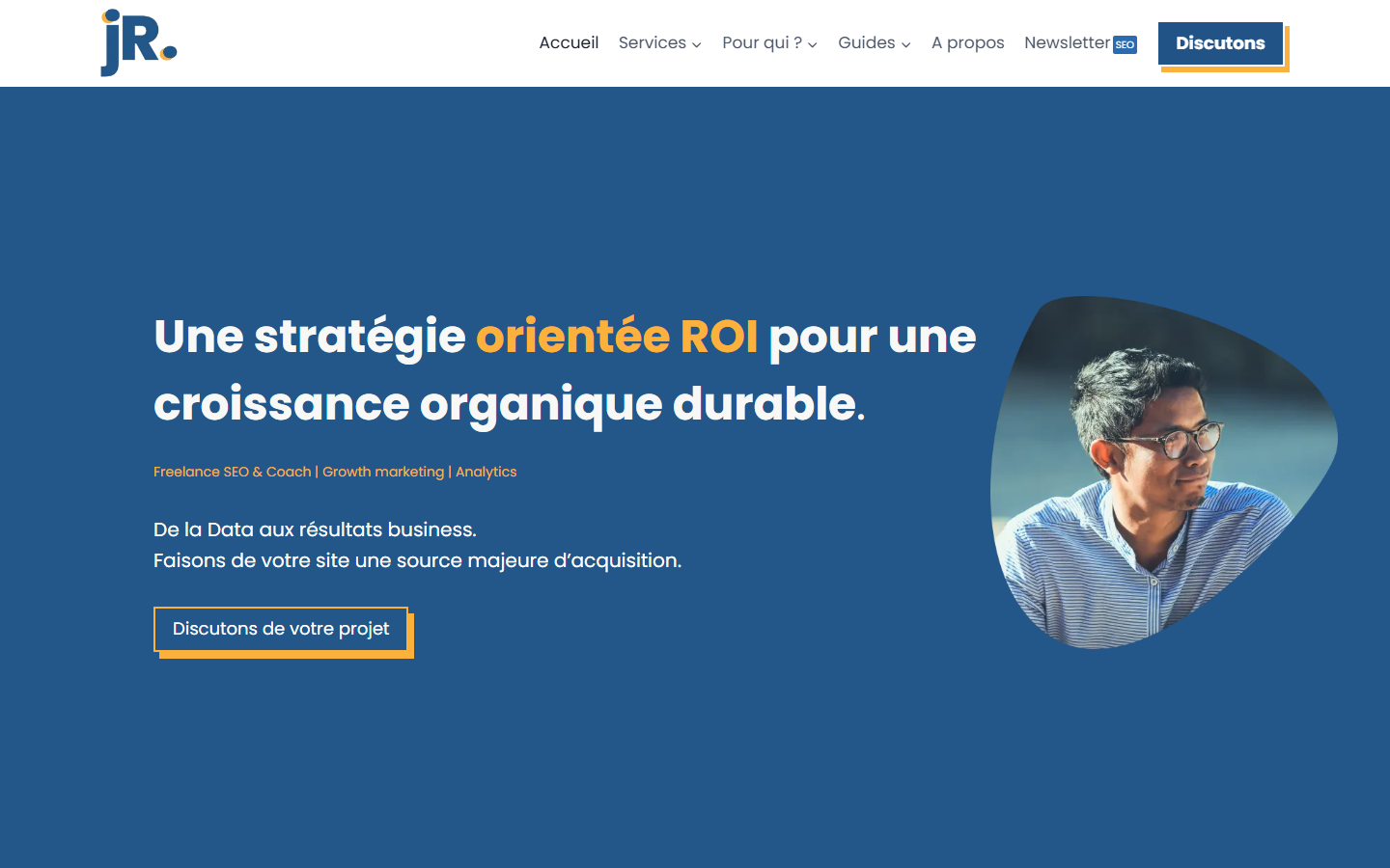 Aperçu du site de B2TR
