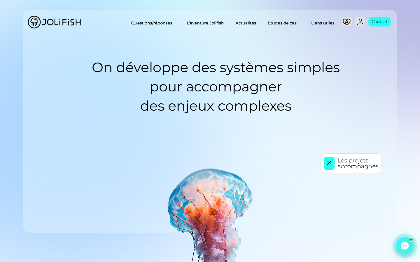 Aperçu du site de JOLIFISH EUROPE