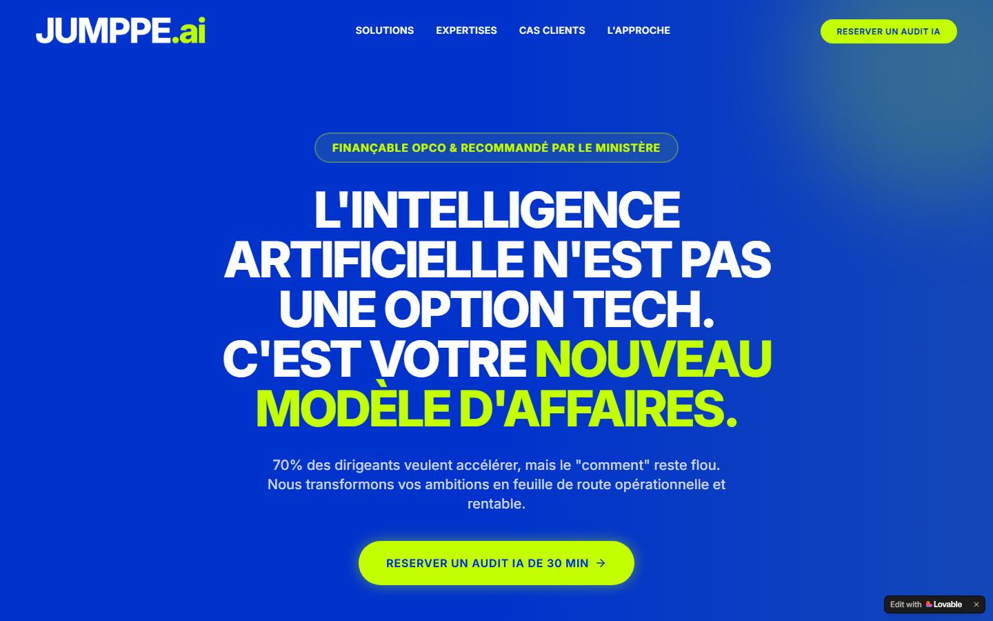 Aperçu du site de TYRSCALE
