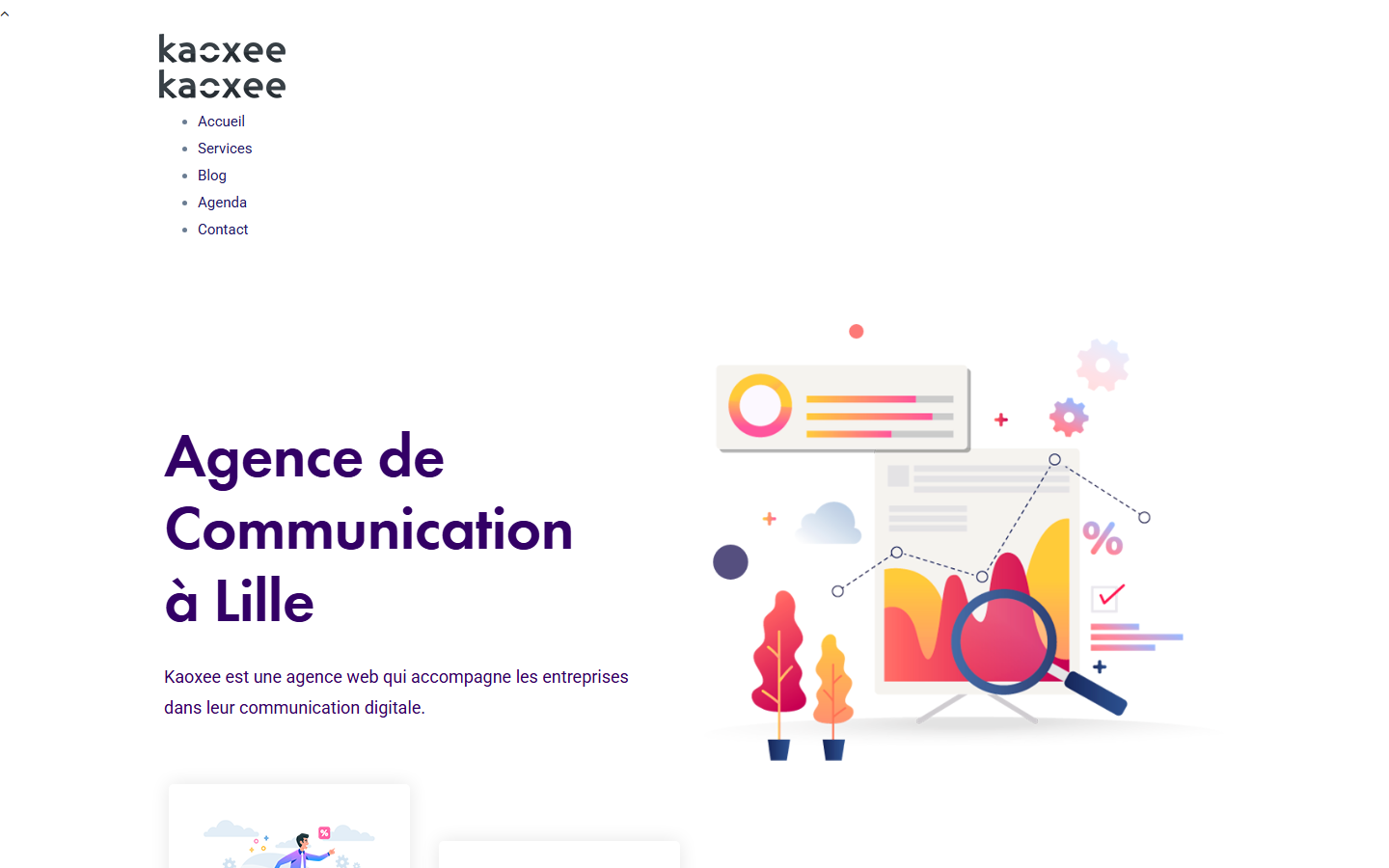 Aperçu du site de KAOXEE