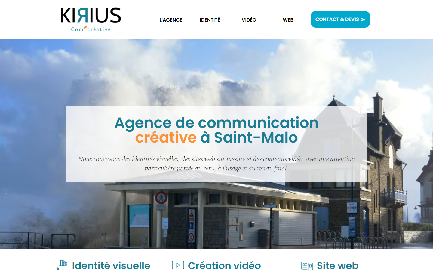 Aperçu du site de Kirius