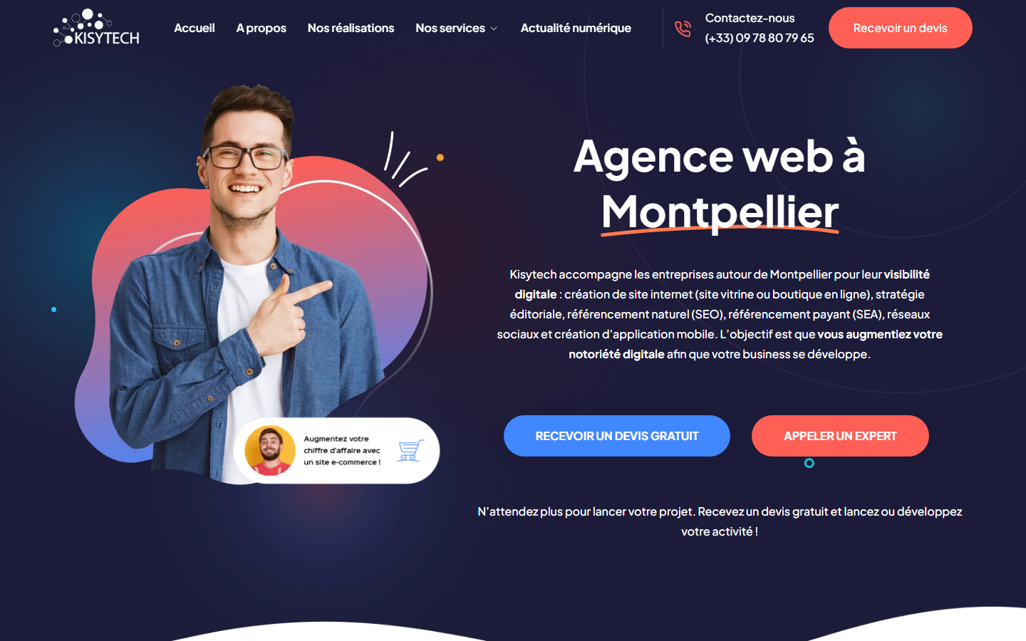 Aperçu du site de KISYTECH