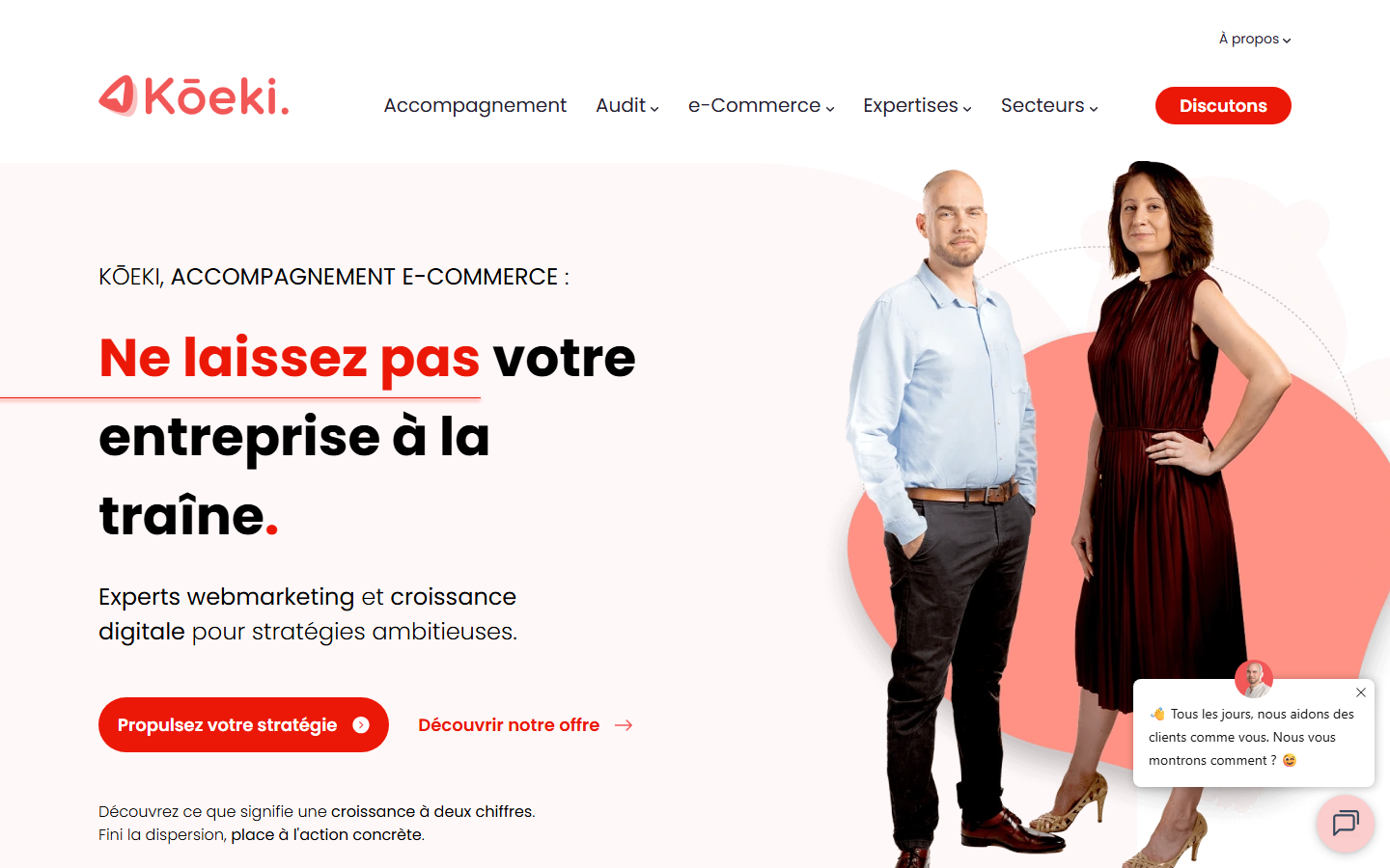 Aperçu du site de KOEKI