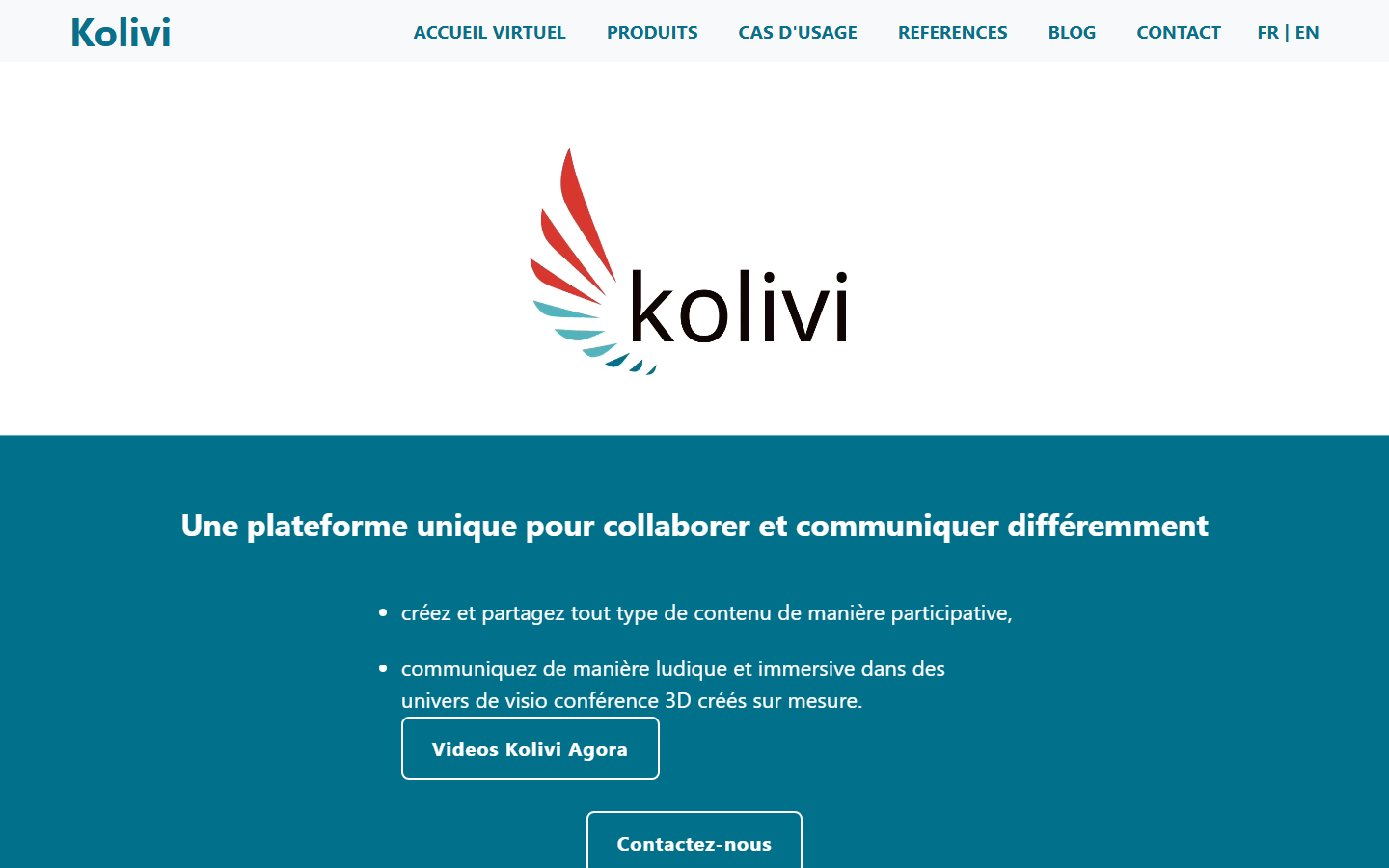 Aperçu du site de KOLIVI DEVELOPPEMENT