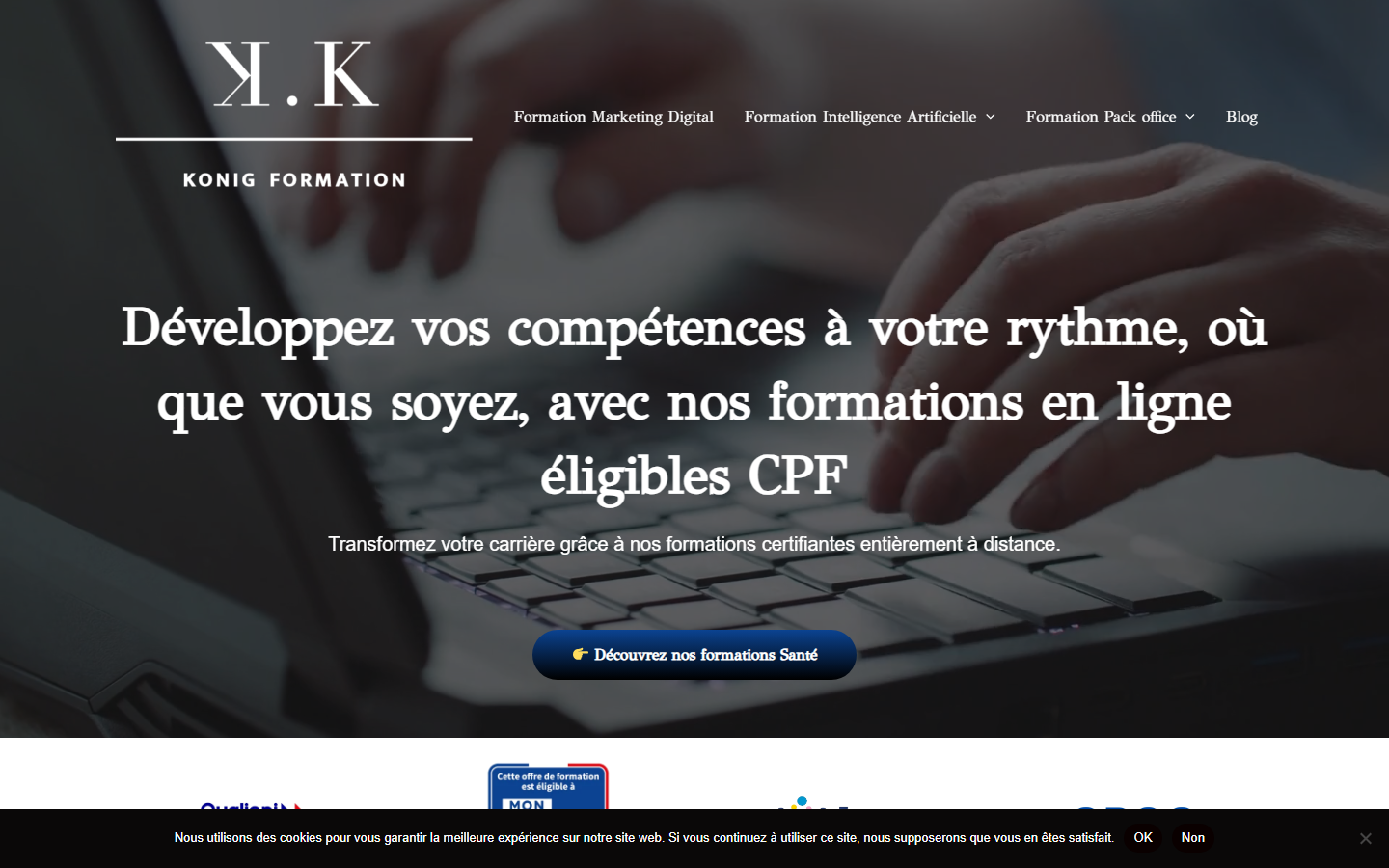 Aperçu du site de SARL KONIG
