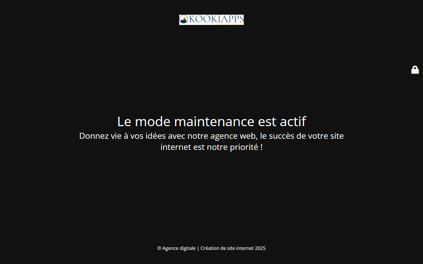 Aperçu du site de KOOKIAPPS