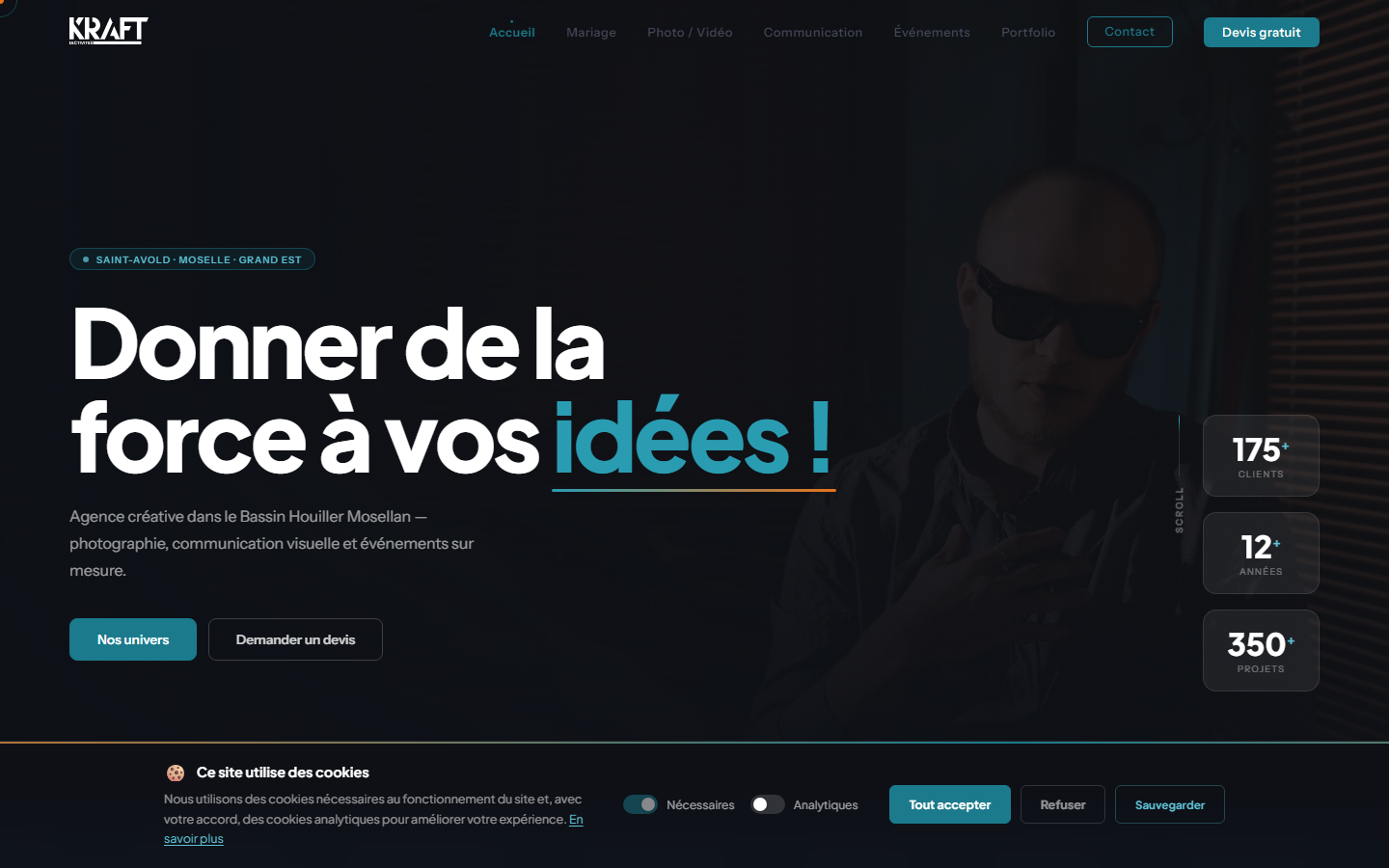 Aperçu du site de KRAFT ACTIVITES