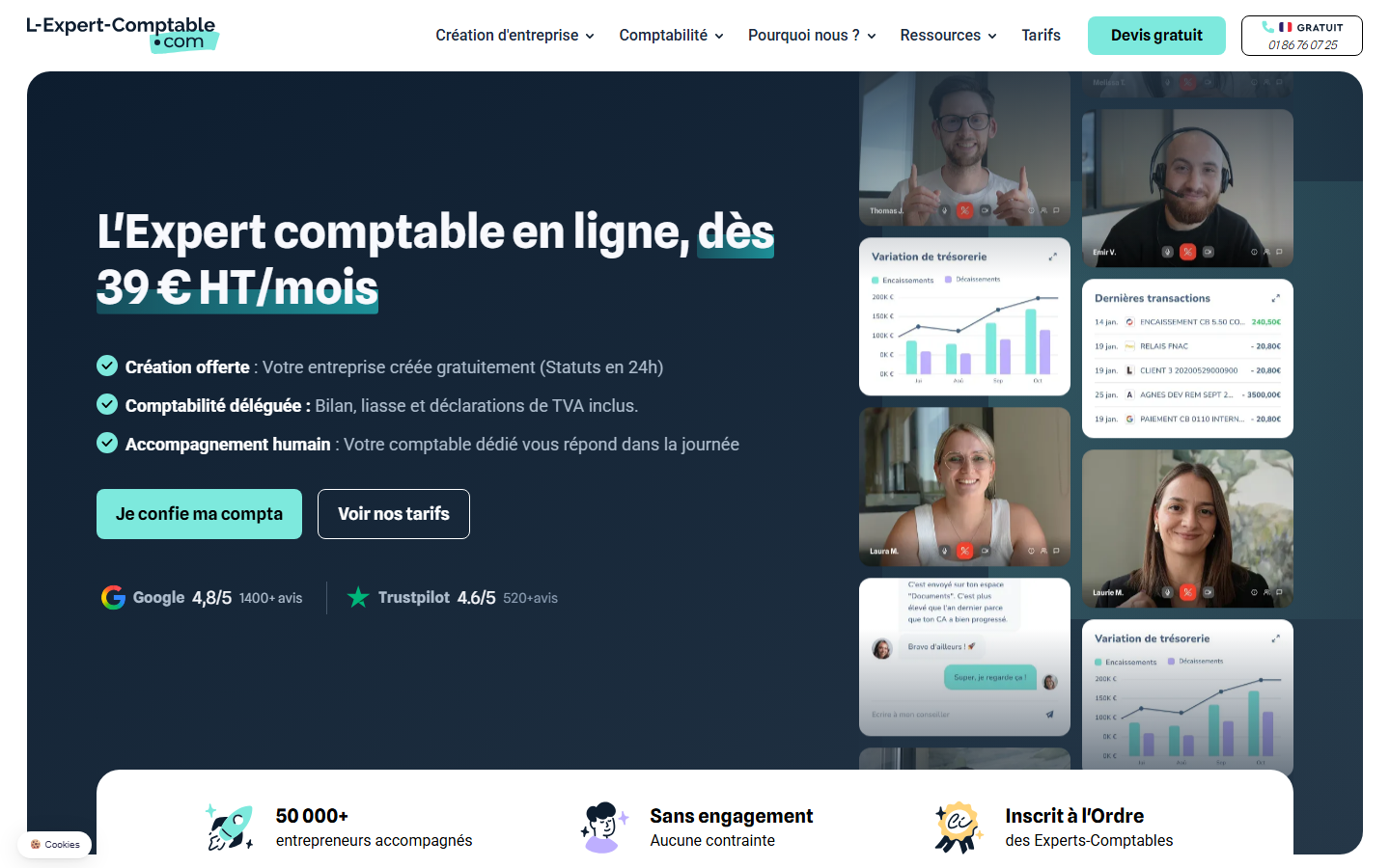 Aperçu du site de L-EXPERT-COMPTABLE.COM